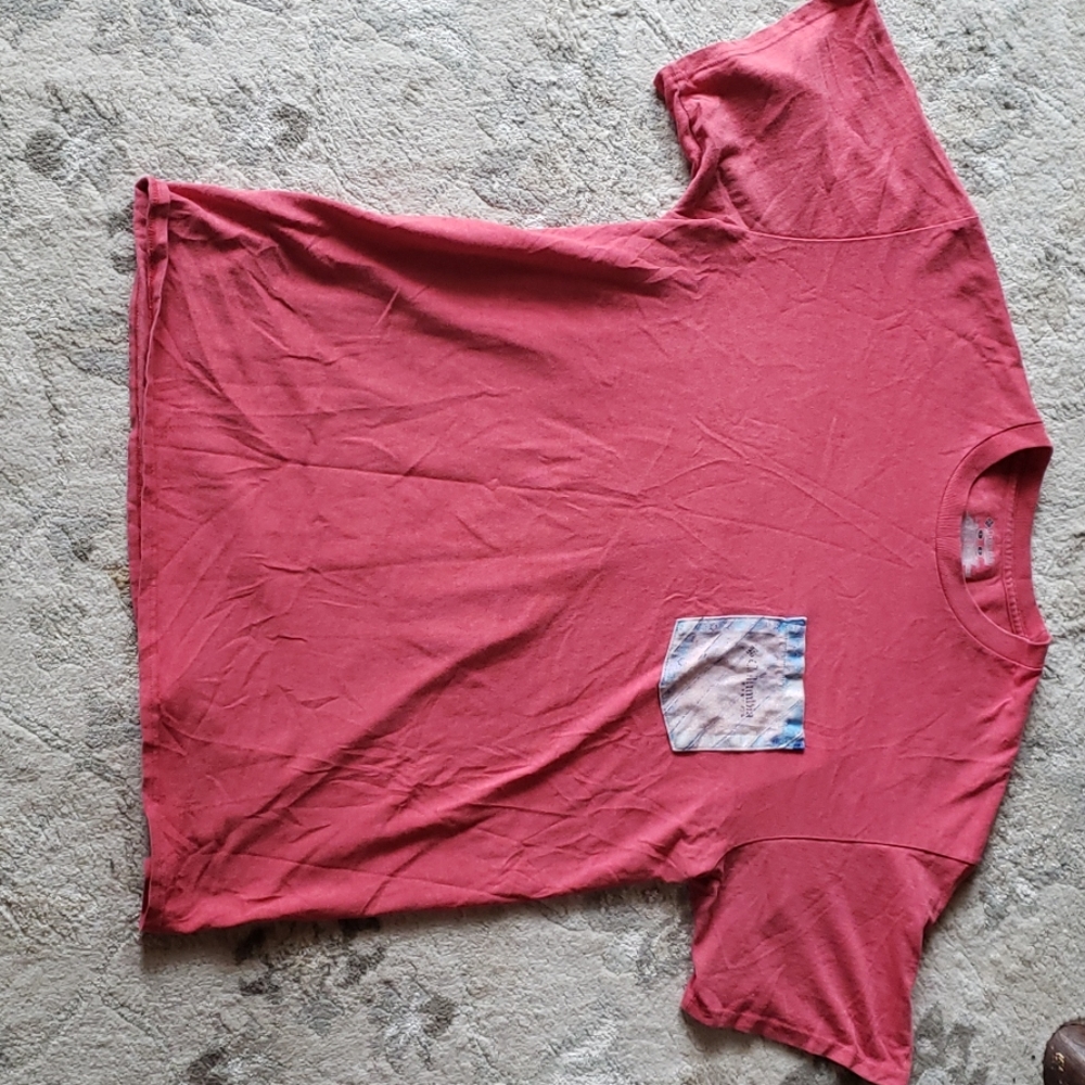 Mens Red Columbia T-Shirt Large